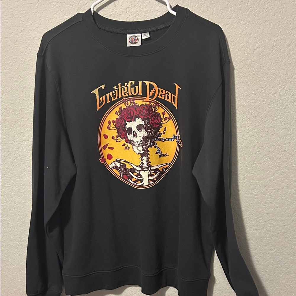 Grateful Dead Black Crew Neck Sweater xxl